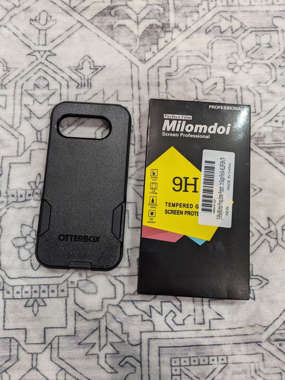 Google Pixel 9A Otterbox Case and Glass Screen Protector Bundle